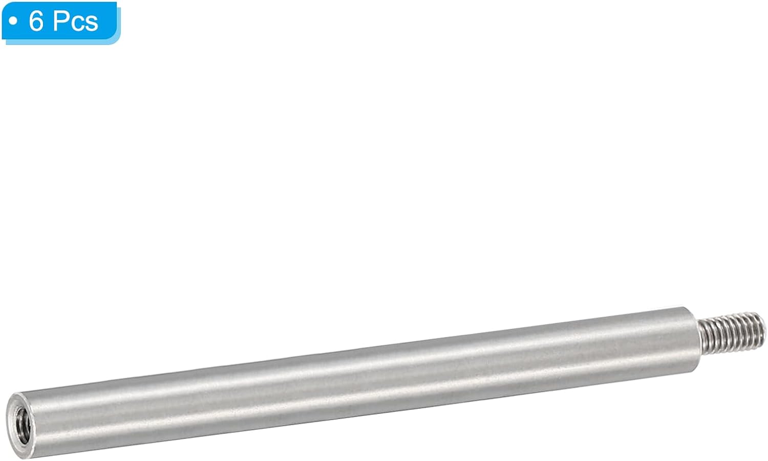 PATIKIL 6pcs M3 Standoffs, M3 50+6mm Spacer Standoffs Steel Threaded Standoffs Screws Kit 3mm ID 5mm OD Metric Male Female Thread Adapters for Circuit Board PCB RC Drones Motherboard