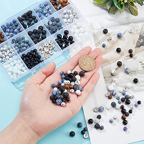 NBEADS About 460 Pcs Natural Stone Beads Kit - Image 4