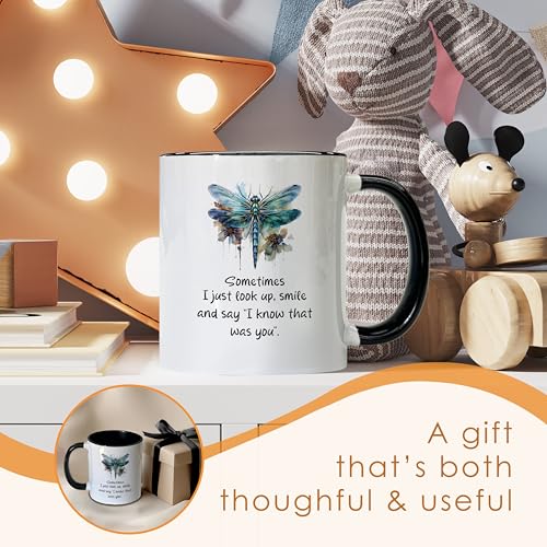 Taza de Café Memorial Dragonfly Cerámica 11oz miniatura 6