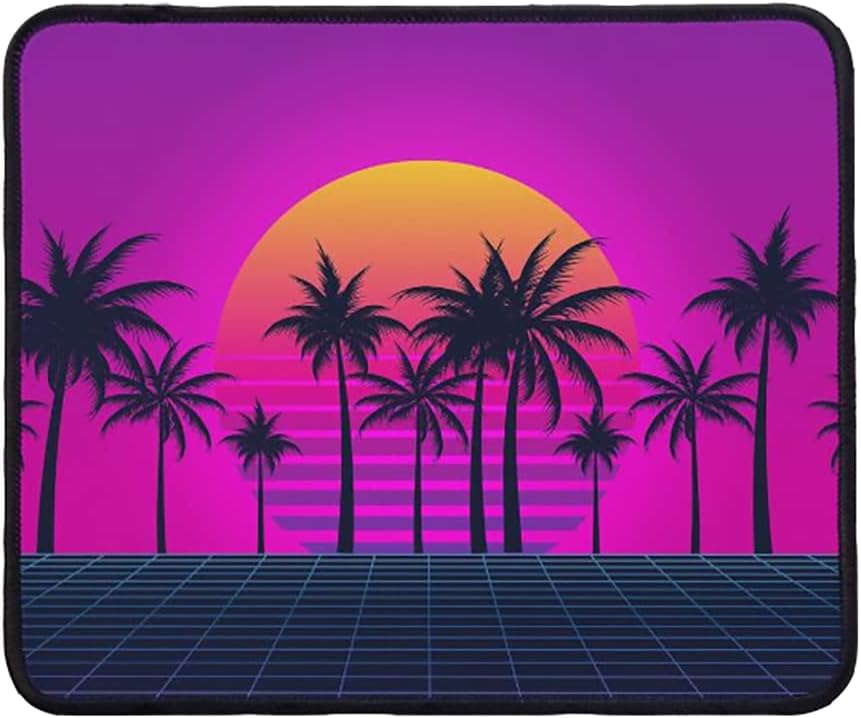Retrowave VHS Mouse Pad Computer Mouse Mat Desk Accessories 9.5"x8" Color:Retrowave VHS image 5