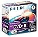 Produktbild Philips DM1S4J05C DVD-R Rohling (1,4 GB Data/30 min. Video, 4X, 8 cm Mini DVD, Jewel Hülle, 5-er Pack)