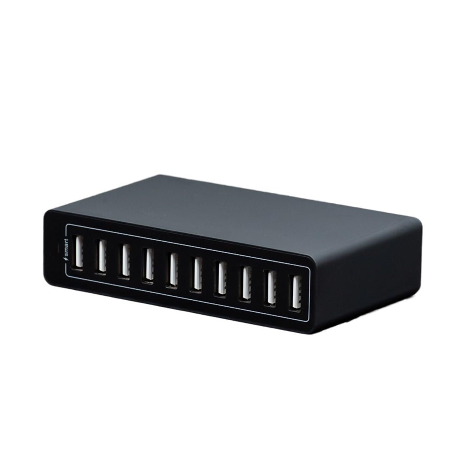 Caricatore USB C, Caricabatterie a ricarica rapida USB 65W 10 tipo C Pd 20w Max 60W Stazione hub for telefoni cellulari con porte multiple, Veloce, Efficiente e Versatile(60W 10 Port Black)
