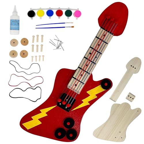 DIY Wood Guitar Kit for Kids - SparkJump
