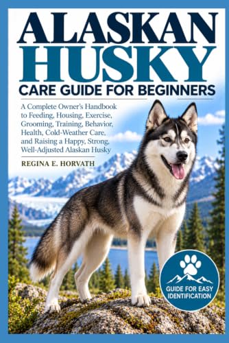 Alaskan Husky Care Guide for Beginners: A Complete Owner’s Handbook to Feeding, Housing, Exercise, Grooming, Training, Behavior, Health, Cold-Weather ... a Happy, Strong, Well-Adjusted Alaskan Husky