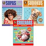 Pasatiempos Angel Europa, Mega Pack - Libros de 320 Páginas - Letra Grande - Elige tu Pack de Sudokus, Sopas de Letras o Cruzadas Envío Gratis (Pack de 3 Variado)