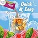 Crystal Light Sugar-Free Raspberry Iced Tea Naturally Flavored Powdered Drink Mix 6 Count Pitcher Packets