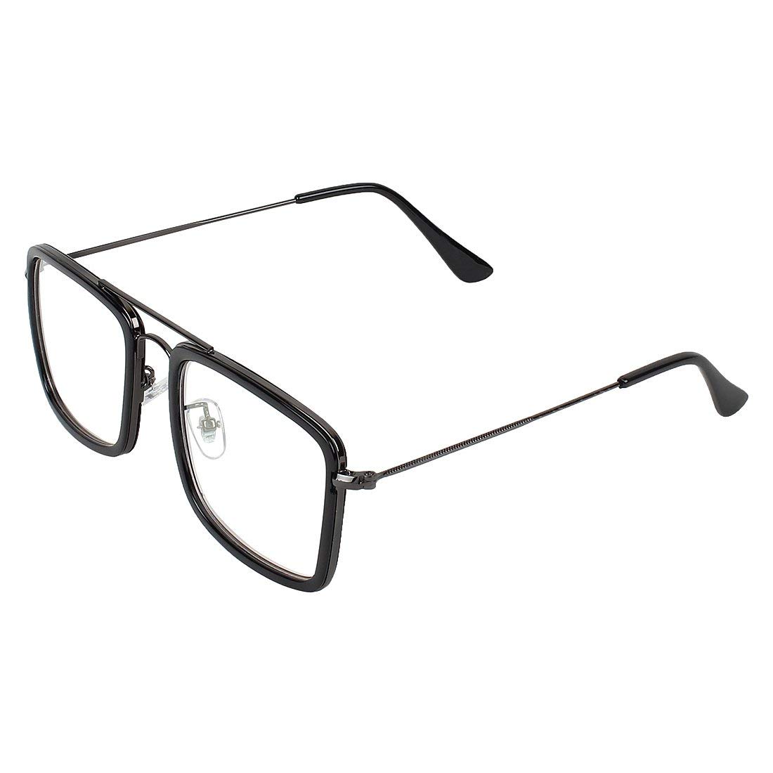 BLACKKILL Tony Stark Iron Man Mirror Black Metal Men's and Women's Sunglasse | Frames Black