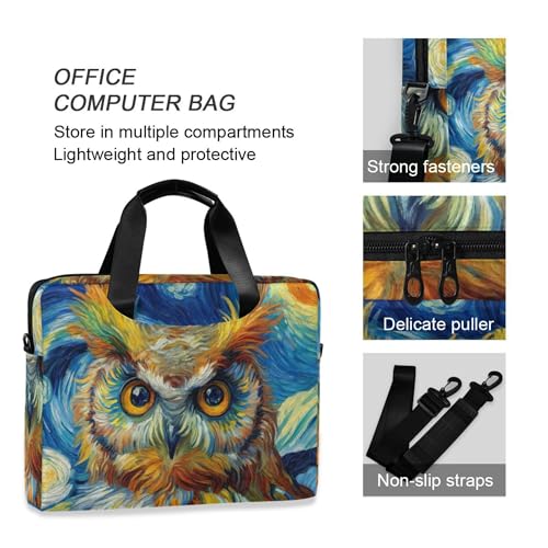 Funda para portátil ALAZA Owl Starry Sky 13-15.6 pulg miniatura 5