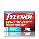 Tylenol Cold Congestion Caplets, 24 Count