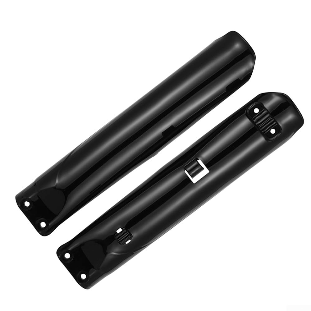 Cubierta de horquilla delantera de plástico PP para moto de cross eléctrica Surron Ultra Bee con espacio entre agujeros de 29 mm, incluye junta y tornillos, color negro