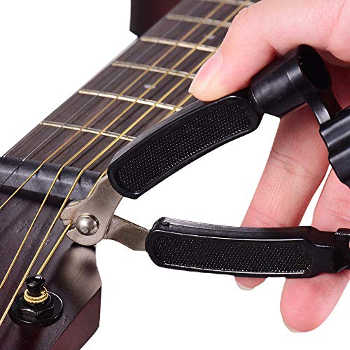 KKmoon 3 em 1 Versátil Guitarra Enrolador de Cordas Pino Extrator para Guitarras Elétricas Acústicas