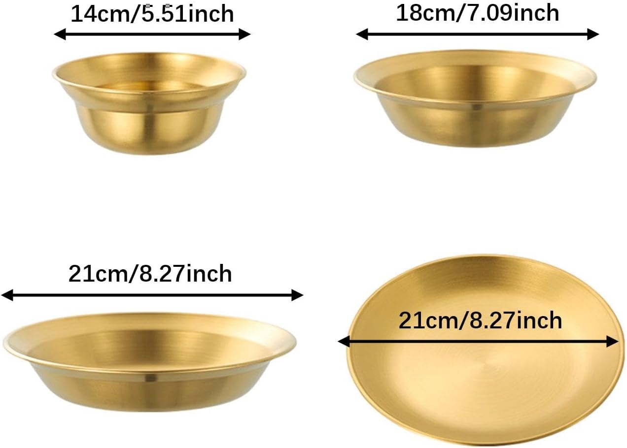 Stainless Steel Plates and Bowls Dinnerware Set Cutlery Camping Utensils Outdoor Tableware for Travel RV Picnic Barbecue