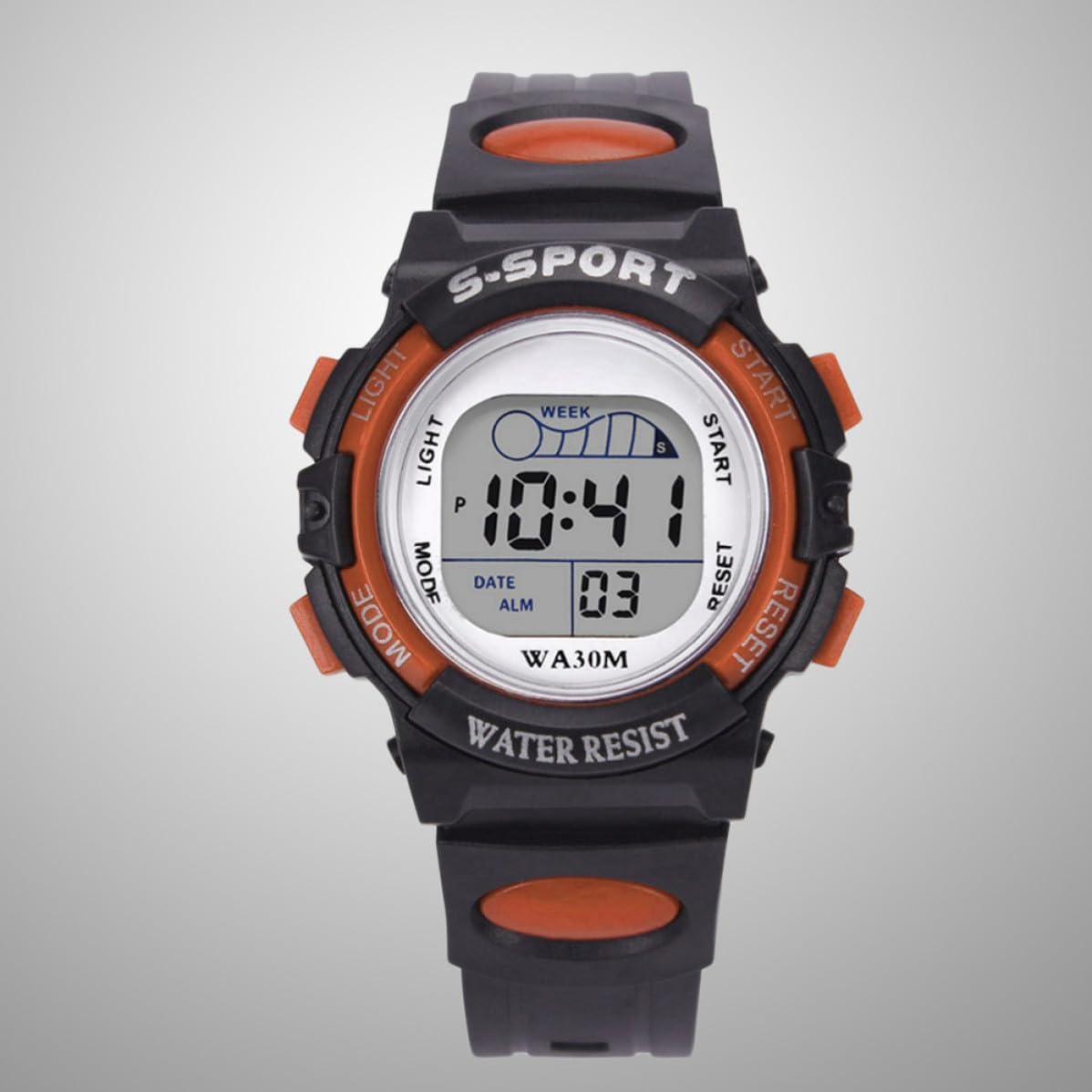 Toddmomy Digital Watch with Calendar Luminous Display for Students