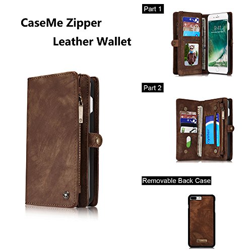 IPhone 5.5 7plus Wallet Case Cover con slot per