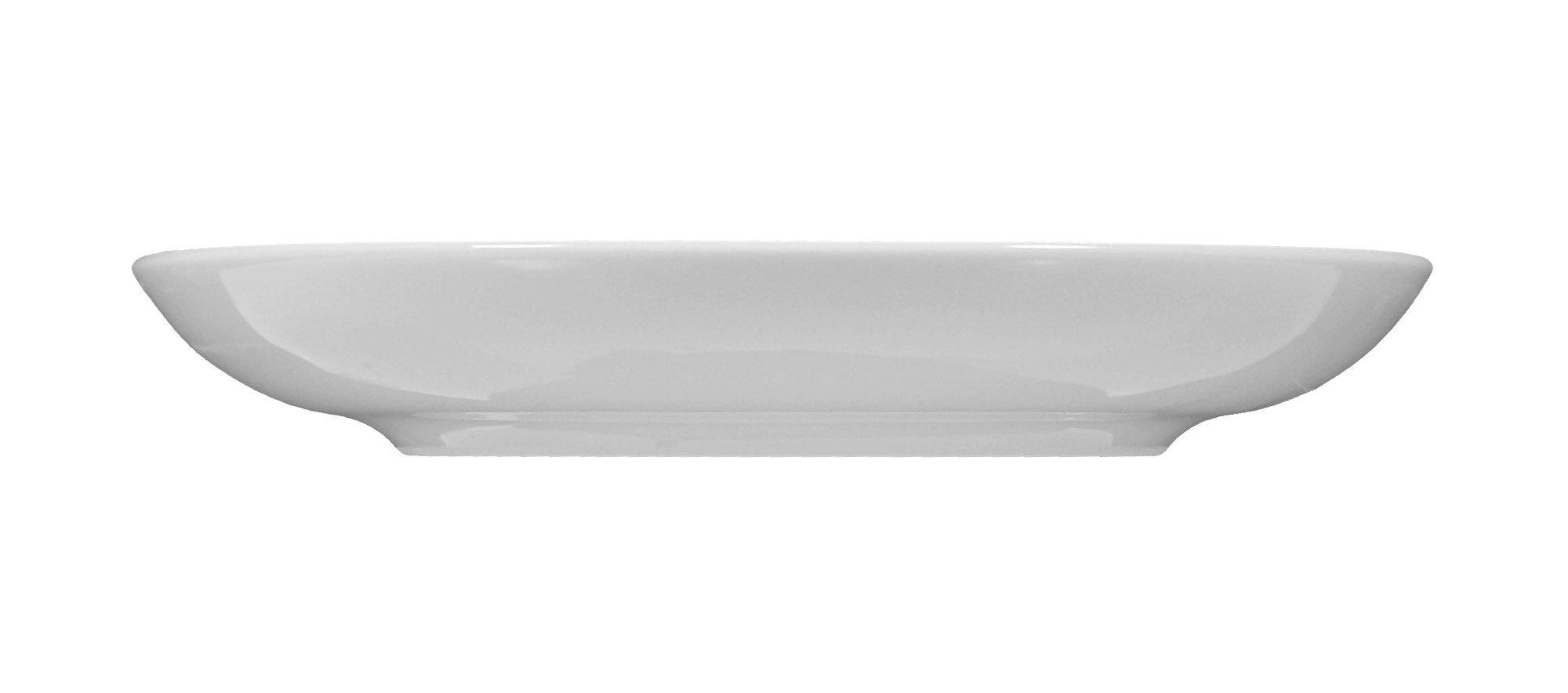 Untere zur Kaffeetasse 14,5 cm 6 Stück Rondo weiss uni 7 von Seltmann Weiden