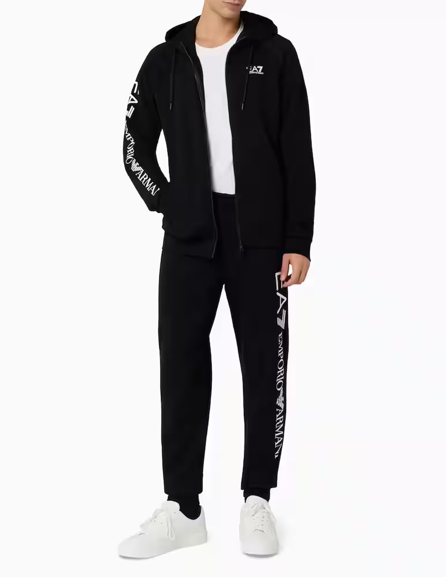EA7 Emporio Armani Felpa Uomo con Cappuccio 7M001047AF10377 8033996429090-5XL