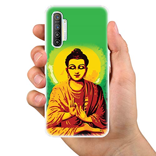 Image of Fashionury inchLord Buddha Printed Soft Back Cover Case for Realme XT /Designer Back Cover for Realme Xt