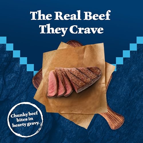 Image of Blue Buffalo Wilderness Trail Toppers Beef Wet Dog Food, 3 oz, 24 ct