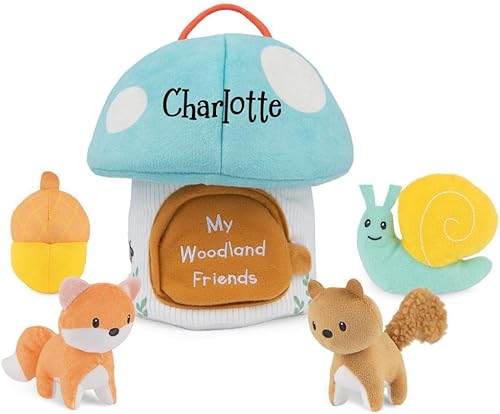 Miniatura 2 de Regalos personalizados para niños y bebés, juego de amigos del bosque con juguetes sensoriales