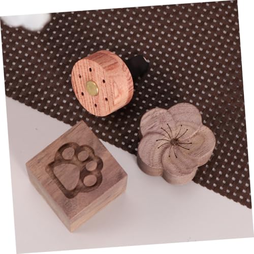 Difusor de aromaterapia de madera color marrón claro miniatura 3
