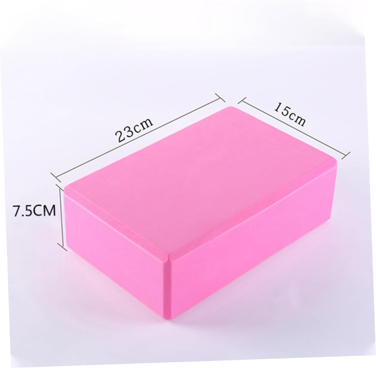 6pcs Eva Yoga Bricks High Density Training Auxiliary Tool for Women Smooth for Comfort and Safety Random Colors for Yoga Practice