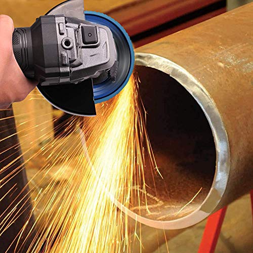 Lanhu，Zirconia Flap Disc | 4.5" X 7/8-Inch | 40/60/80/120 Grit Flat Type Fiber Glass Wheel Flat Type #27 Grinder | 20 Pack #TOP6