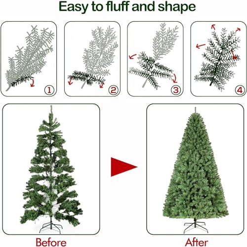 Hykolity 7.5 Ft Prelit Artificial Christmas Tree thumb #7