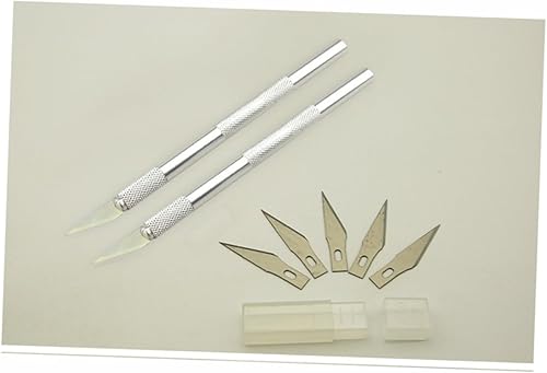 Miniatura 9 de TEHAUX Herramientas de tallado de madera Bisturí Artesanía Herramientas de corte Artesanal Hoja Artesanal Set Tarjeta Instalada