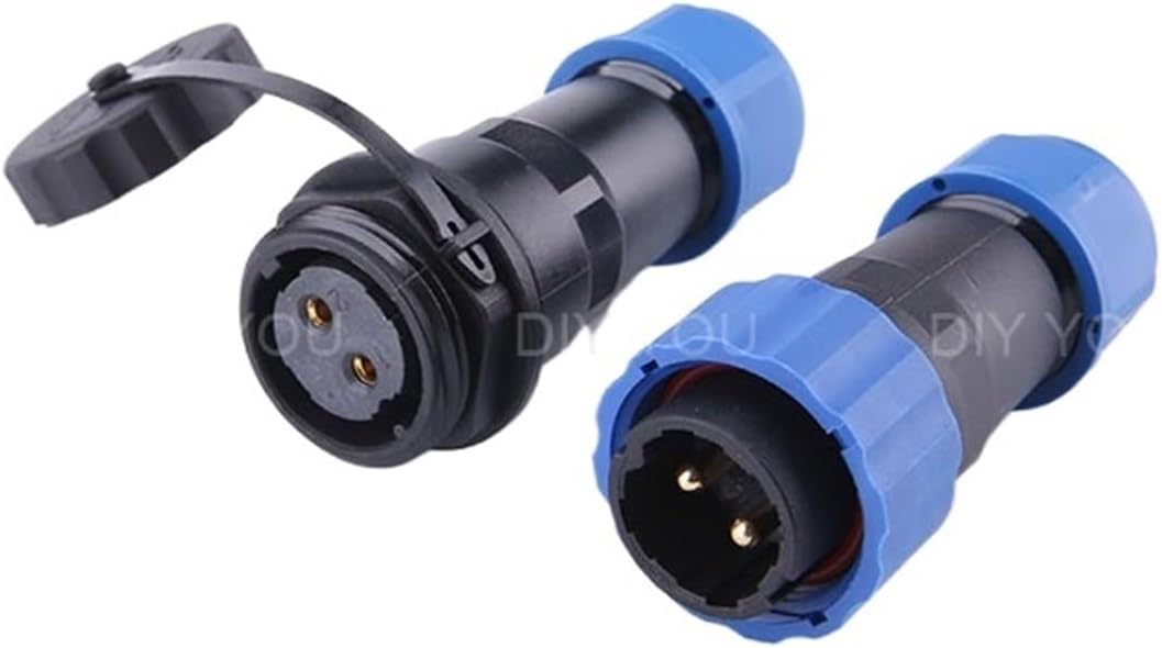 SP20 IP68 Docking Type Waterproof Connector 1/2/3/4/5/6/7/9/10/12/14-pin Aviation and Socket Industrial Cable Connector(SP20-3D)