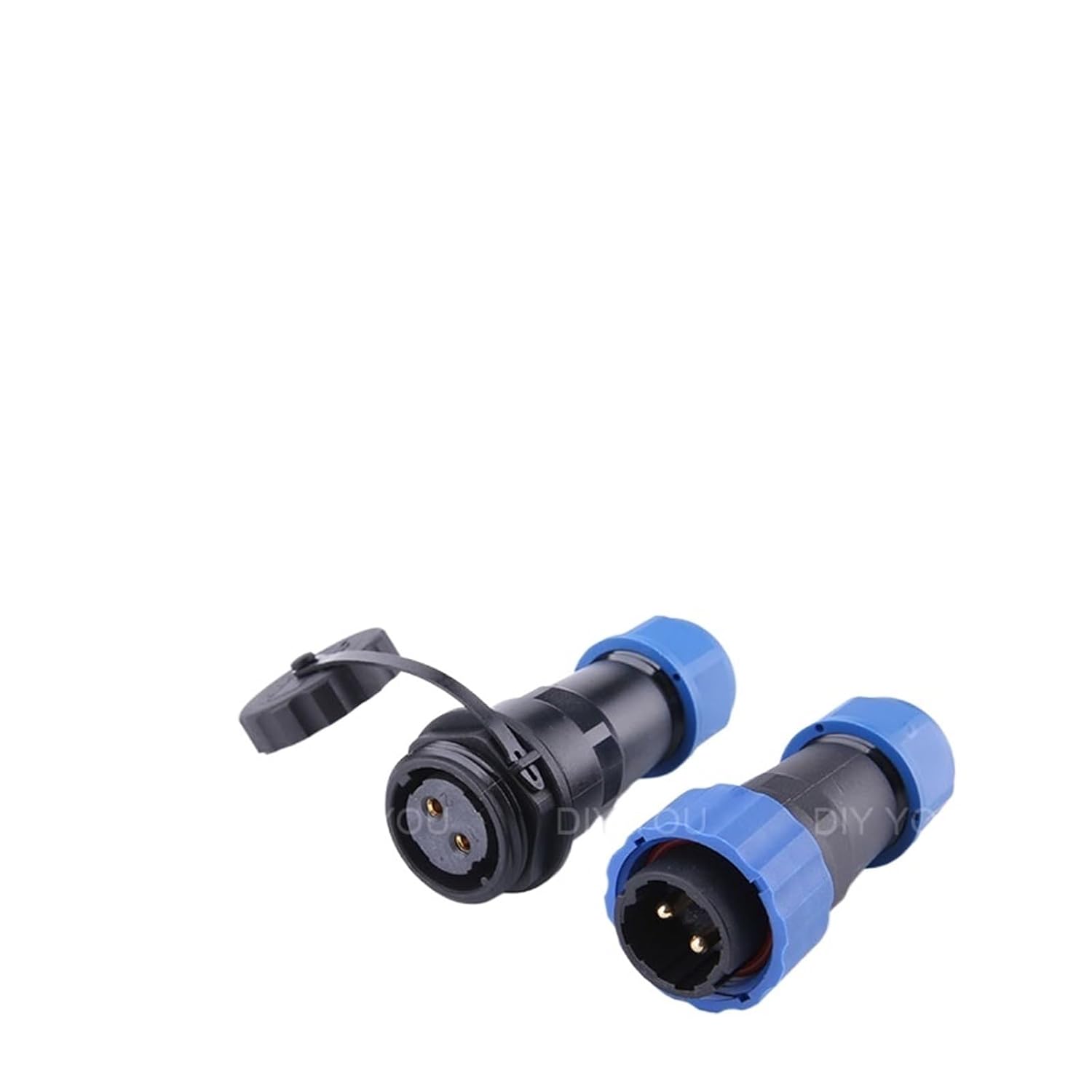 SP20 IP68 Docking Type Waterproof Connector 1/2/3/4/5/6/7/9/10/12/14-pin Aviation Plug and Socket Industrial Cable Electrical(Sp20-2d)
