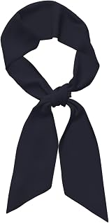 Bufanda de moda para mujer, color negro, un accesorio versátil, suave y sedoso
