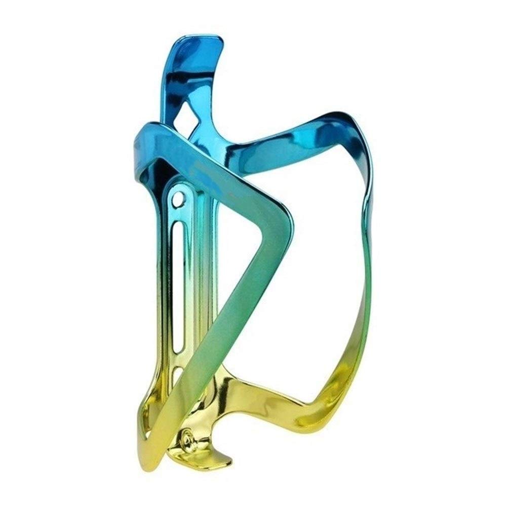 Adapter koszyka na bidon Rowerowy koszyk na bidon Stojak na bidon Kolarstwo Rower MTB Butelki Uchwyt na klatkę Akcesoria rowerowe (niebiesko-złoty)
