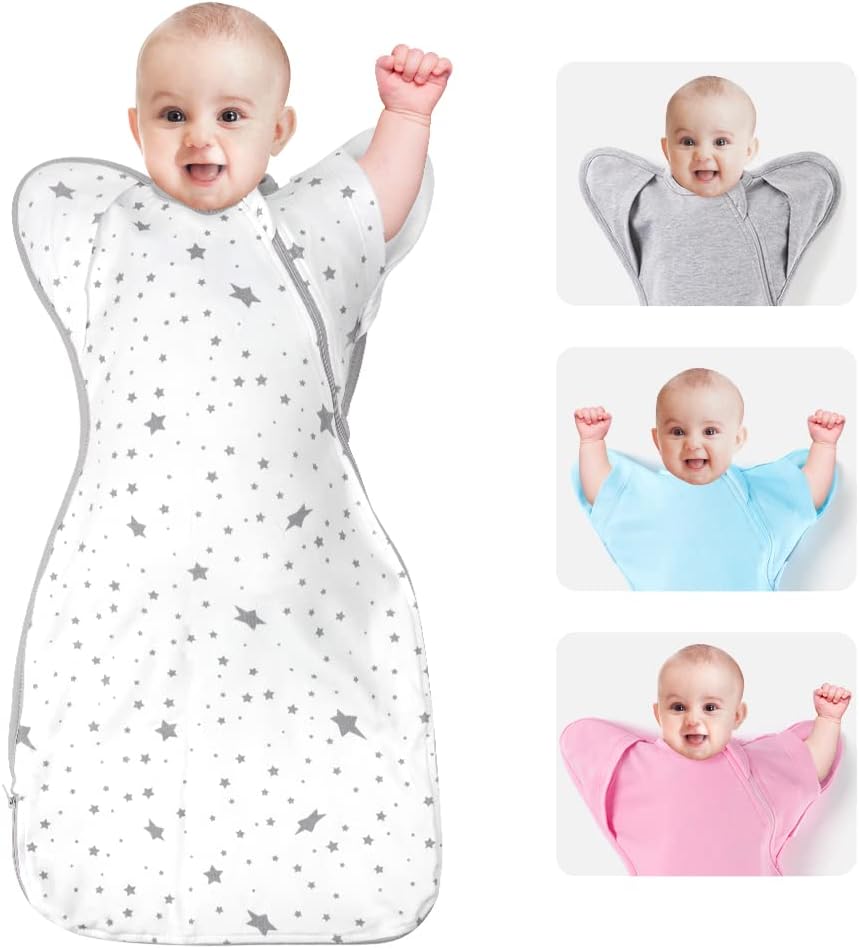 Knirose 3Way Wearable Swaddle Blankets Sleep Sack with