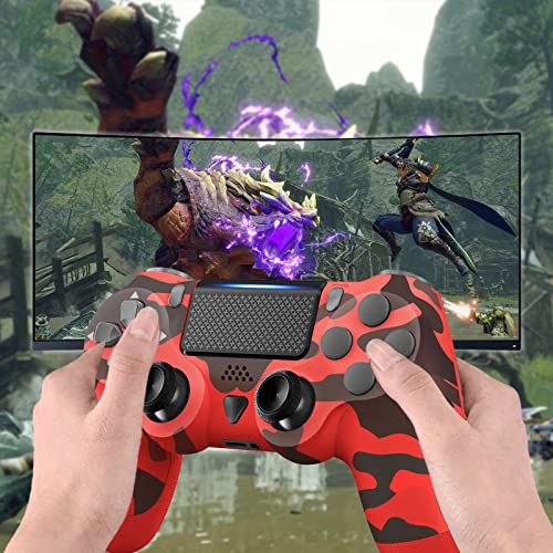 Wireless Controller Compatible With Ps-4/Ps-4 Slim/Ps-4 Pro,With Dual Vibration Game Joystick #TOP4