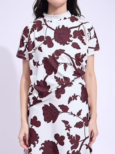 Image of PURVAJA Women's Regular Midi Printed Co-Ords