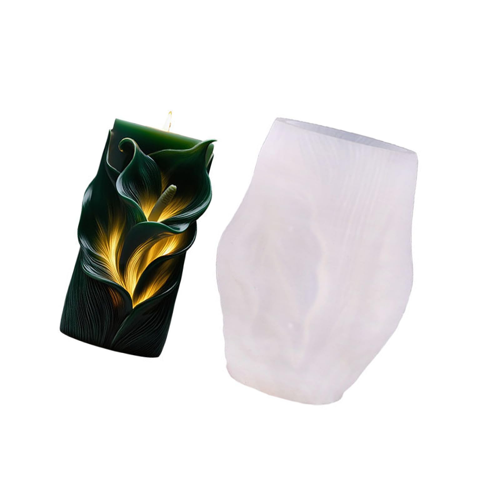 HZBB Professional Silicone Maker Featuring Calla Lilys Pattern for Artistics Creation Silicone