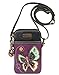 Chala Purple Butterfly Cellphone Crossbody Handbag - Convertible Strap Butterfly Lovers Accessories, 5