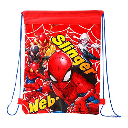 Zawadi Global Spiderman Waterproof And Lightweight Drawstring Bag for Kids