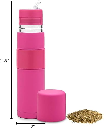 Miniatura 8 de BALIBETOV - Nuevo - Automatiza de Acero Inoxidable - Thermo, Mate Cup y Bombilla todo en uno - No es necesario recargar cada vez que quieras beber