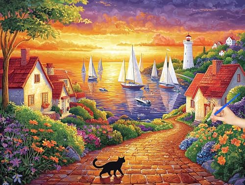 �������G ���i Paint by Numbers ���v �y�C���g�o�C�i���o�[ �����h��G �q�� ���S�� DIY �i���o�[�y�C���g ��H�| �G�� �|�p��h���� �A�N�����L�b�g ��l�̂��߂̃N���G�C�e�B�u�Ȏ �a�����v���[���g �z�[�� �I�t�B�X�̕Ǒ��� ��