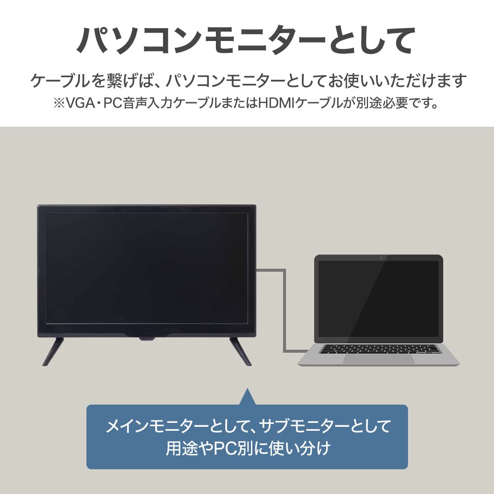 Amazon | Bonarca 20V型 液晶 テレビ コンパクト 20インチ モニター 