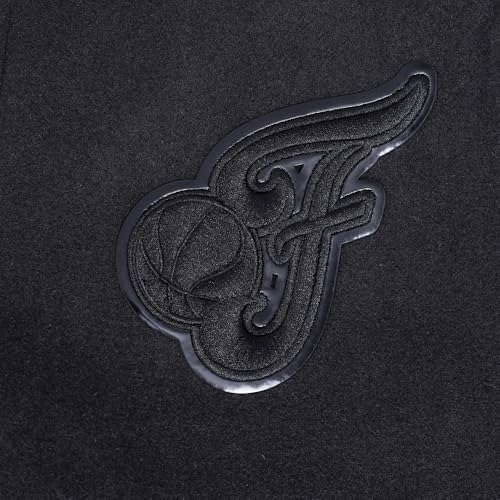 Image of Pro Standard Womens WNBA Classic Triple Black Varsity Jacket