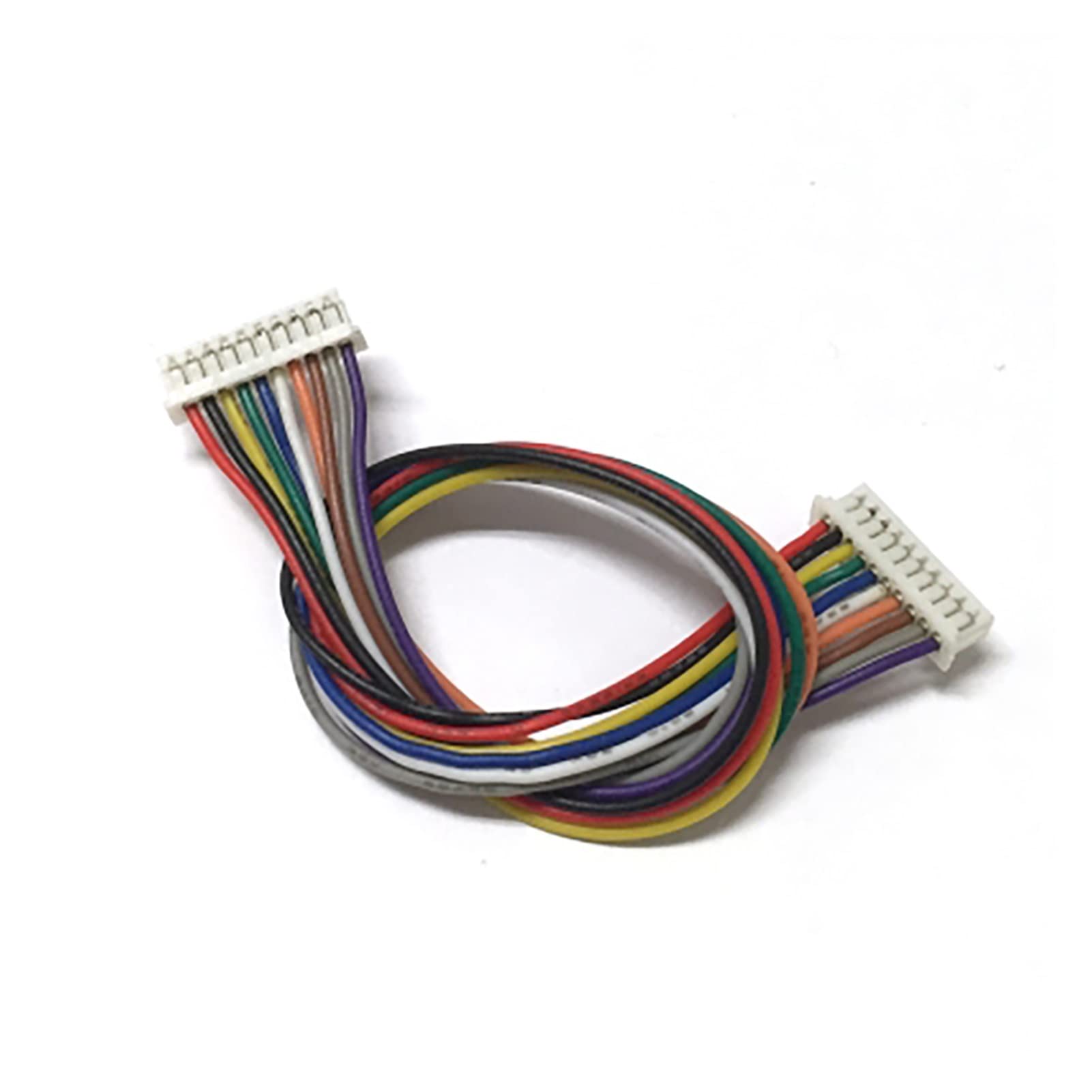 Drahtverbinder 10 Stück 20 cm SH1,0 mm 2P 3P 4P 5P 6P 7P 8P 9P 10P 11P 12P Doppel-/Einseitiger Stecker Elektronischer Terminal Drahtkabel Montage Stecker (Farbe: 14P, Größe: SameDirec 2Se)