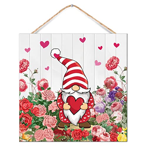 Décoration murale en bois Be Mine fleurie pour salon romantique