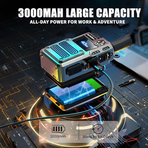 Image of (Lifetime Free) Global Unlimited Range 4G LTE PoC Rapid Walkie Talkies Long Range Two-Way Radios 5000+ Miles with Nationwide Range,SOS Alert Radios for Truck Fleet,Construction site(30 Pack)