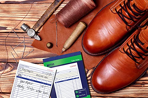 better office products sales order books 6 pack 2-part carbonless whitecanary yellow 4-18 x 7-316 inches 50 sets per book 300 total sets 6 books