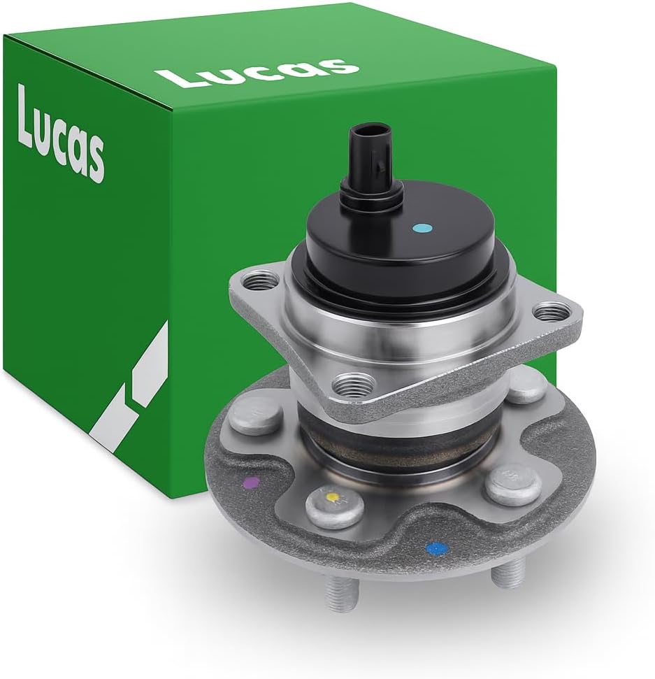 LUCAS LWBH995327A FWD Rear Wheel Hub & Bearing Assembly Driver/Passenger for Toyota Corolla 2009-19/Corolla iM 17-18/Matrix 09-13, for Ponitac Vibe 2009-10, 5 Lugs w/ABS 512403