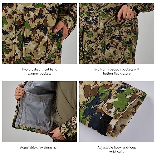 Image of BASSDASH Walker-LW Breathable Waterproof Fishing Hunting Wading Jackets with Silent Outer Fabric for Men Women