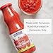 DeLallo Italian Crushed Tomatoes, Made in Italy, Rich Vibrant Flavor, Tender Meaty Texture, All Natural, No Added Salt, Gluten-Free, Vegan, Non-GMO, Kosher, 24 oz Jar, (3 Pack)