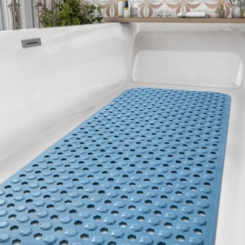 Amazon.com: DEXI Shower and Bathtub Mats, Extra Long Non Slip Bath Mat ...